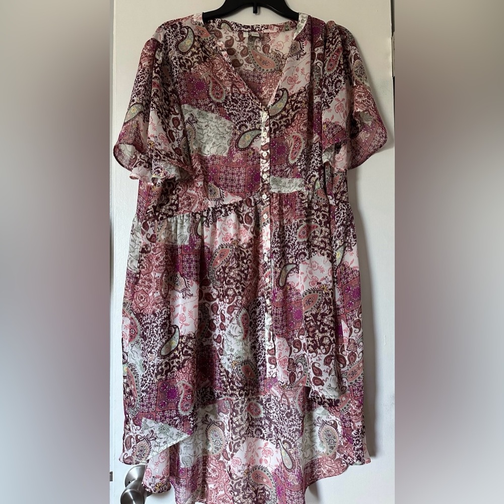 CATO Women's Paisley Print Tunic